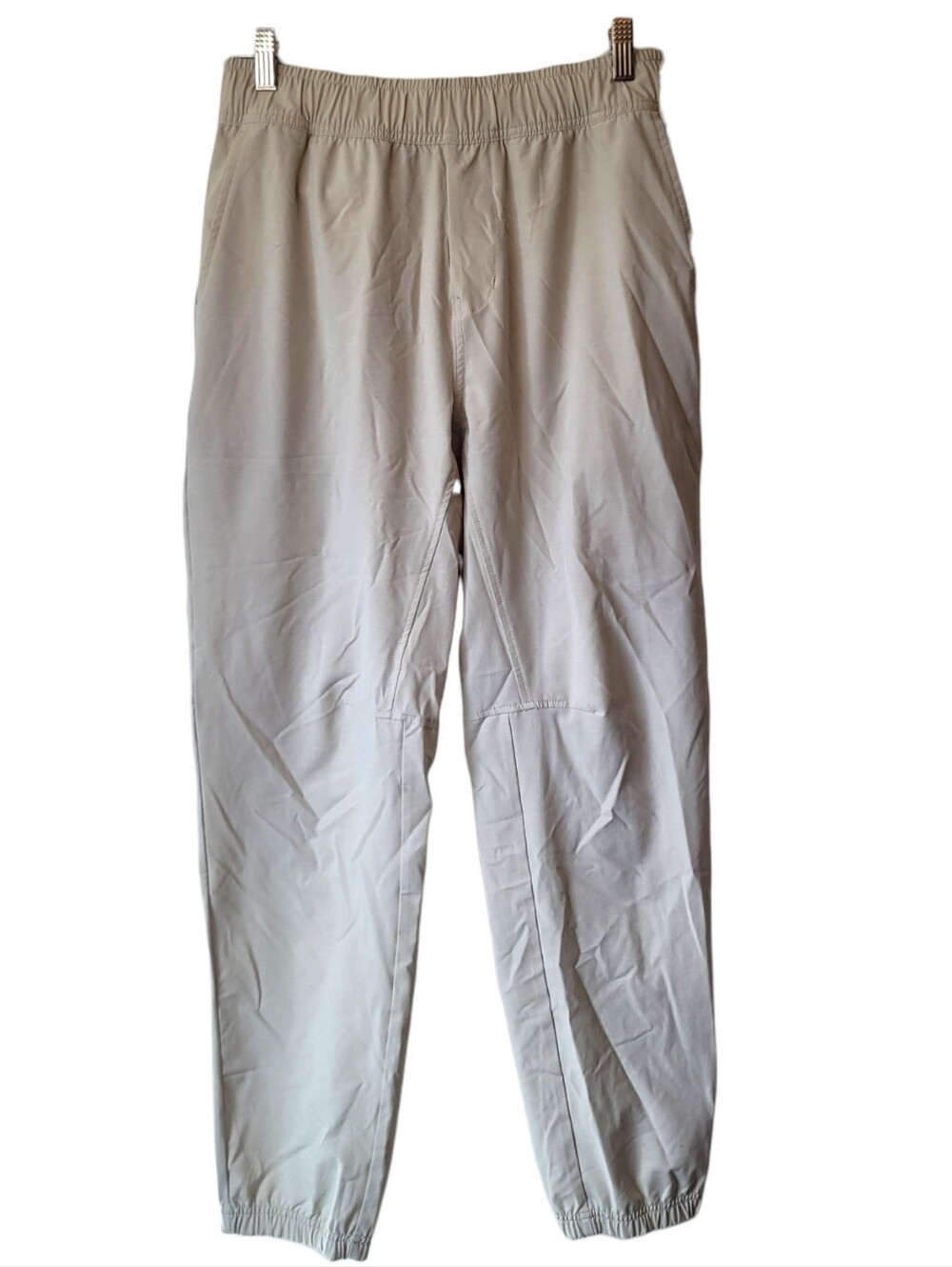 Huk Fishing Light Khaki Women's Elastic Waist Jogger Pants Size M